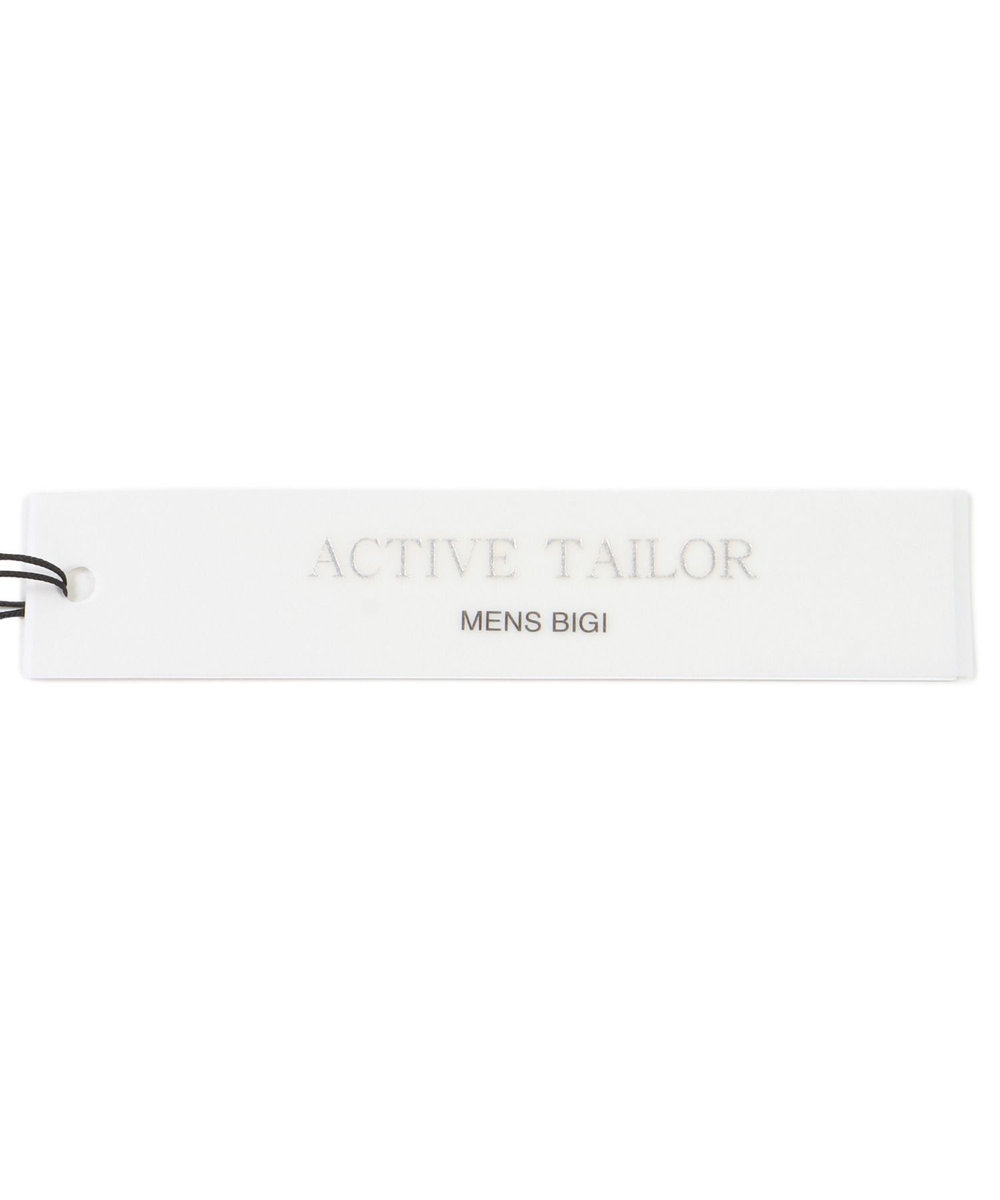 MEN'S BIGI 【ACTIVE TAILOR】シルケットスムースクルーネックTシャツ ホワイト