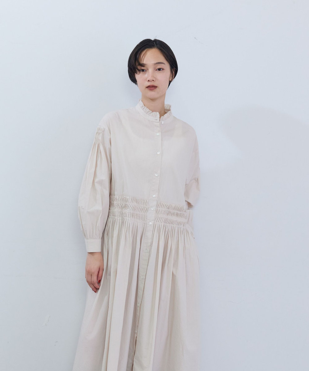 ADIEU TRISTESSE インドポプリンワンピース アイボリー