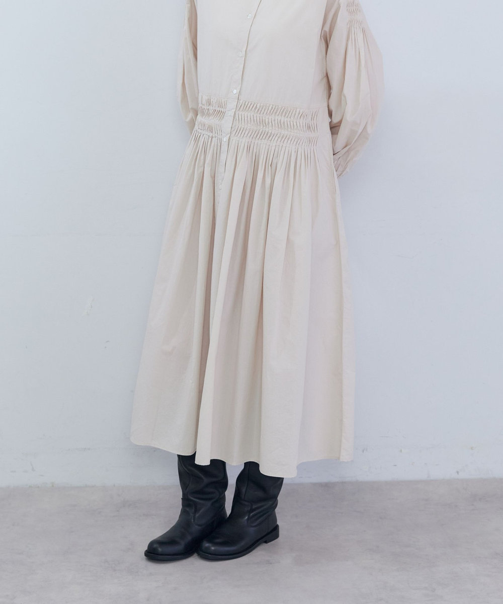 ADIEU TRISTESSE インドポプリンワンピース アイボリー