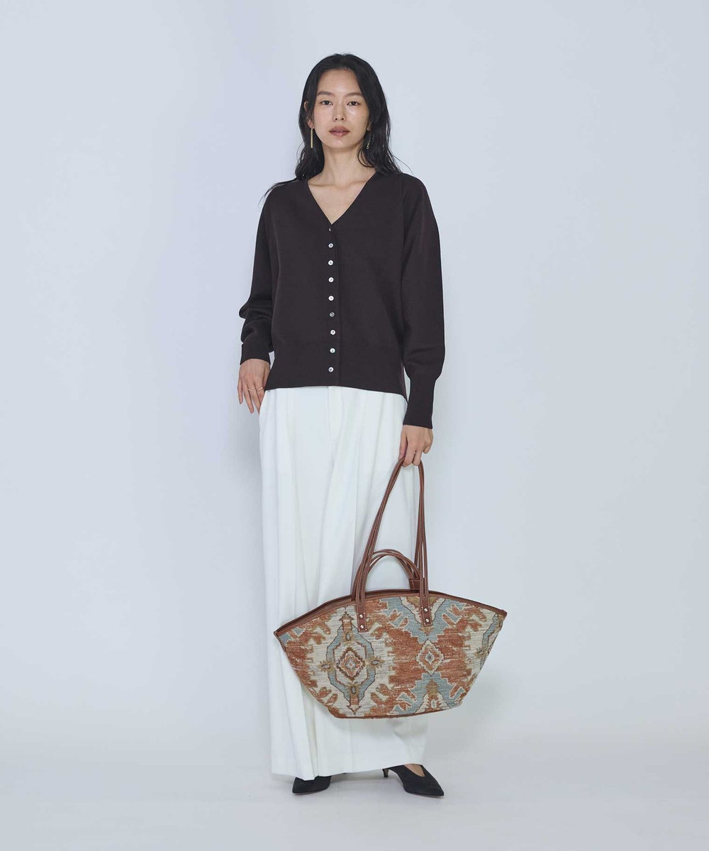 1er Arrondissement ＜A VACATION /ア ヴァケーション＞"MADAM AZURYN"バスケットバッグ ブラウン