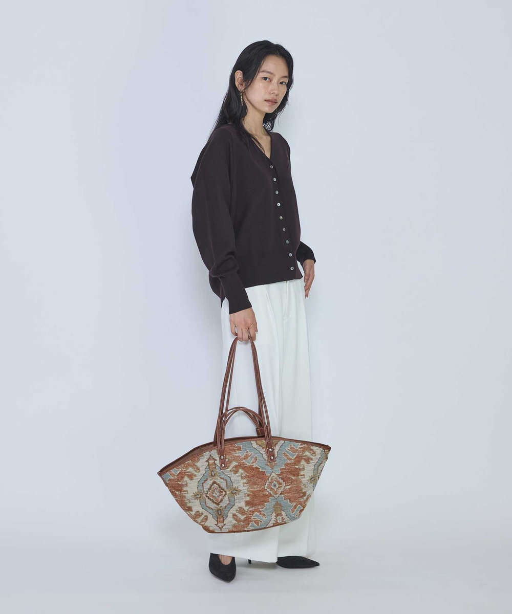 1er Arrondissement ＜A VACATION /ア ヴァケーション＞"MADAM AZURYN"バスケットバッグ ブラウン
