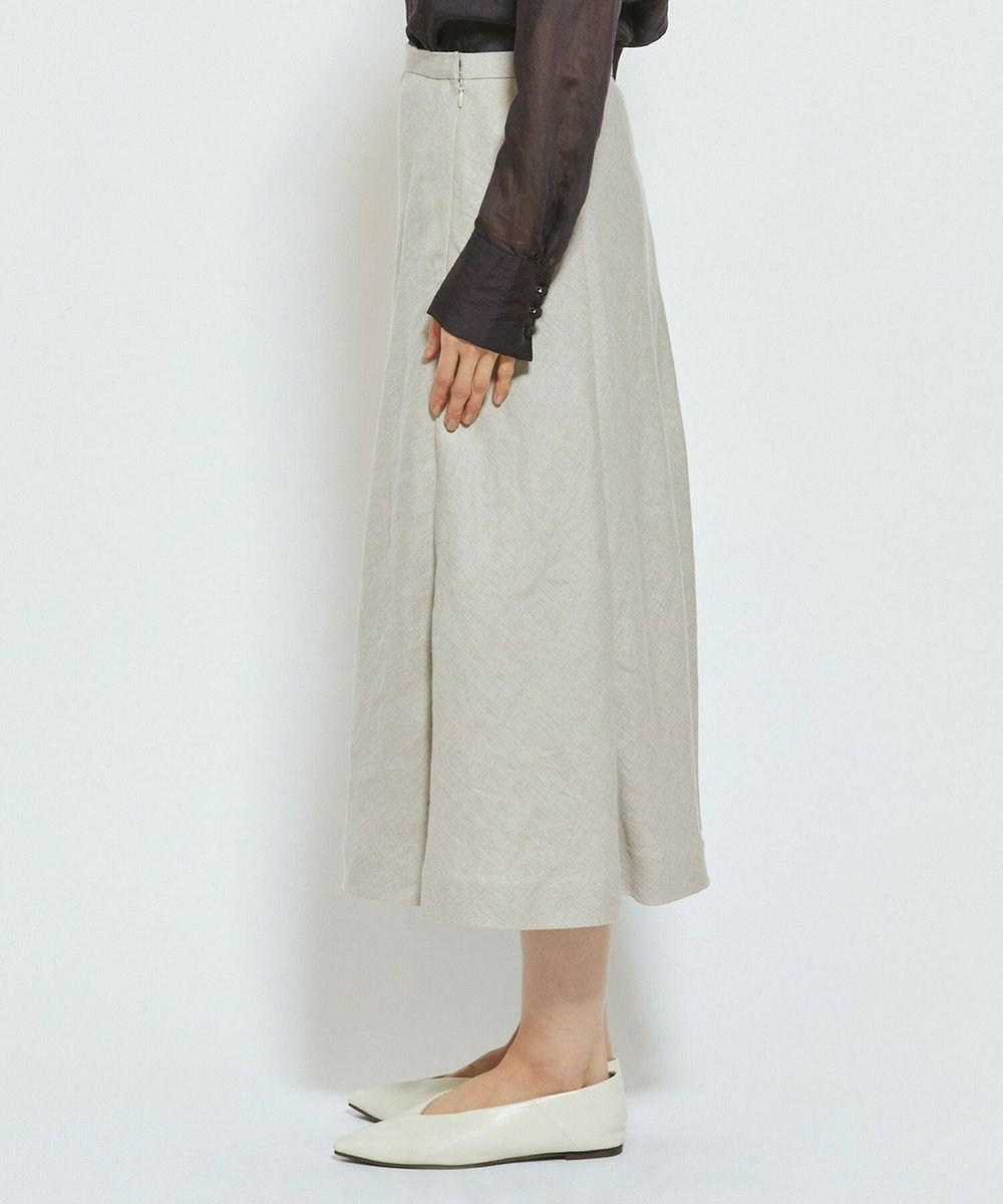 MOGA Collection MOGA Collection ドライリネンスカート グレイッシュベージュ