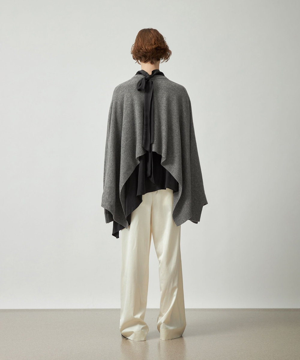 DÉPAREILLÉ HIGH GAUGE PONCHO / ハイゲージポンチョ グレー