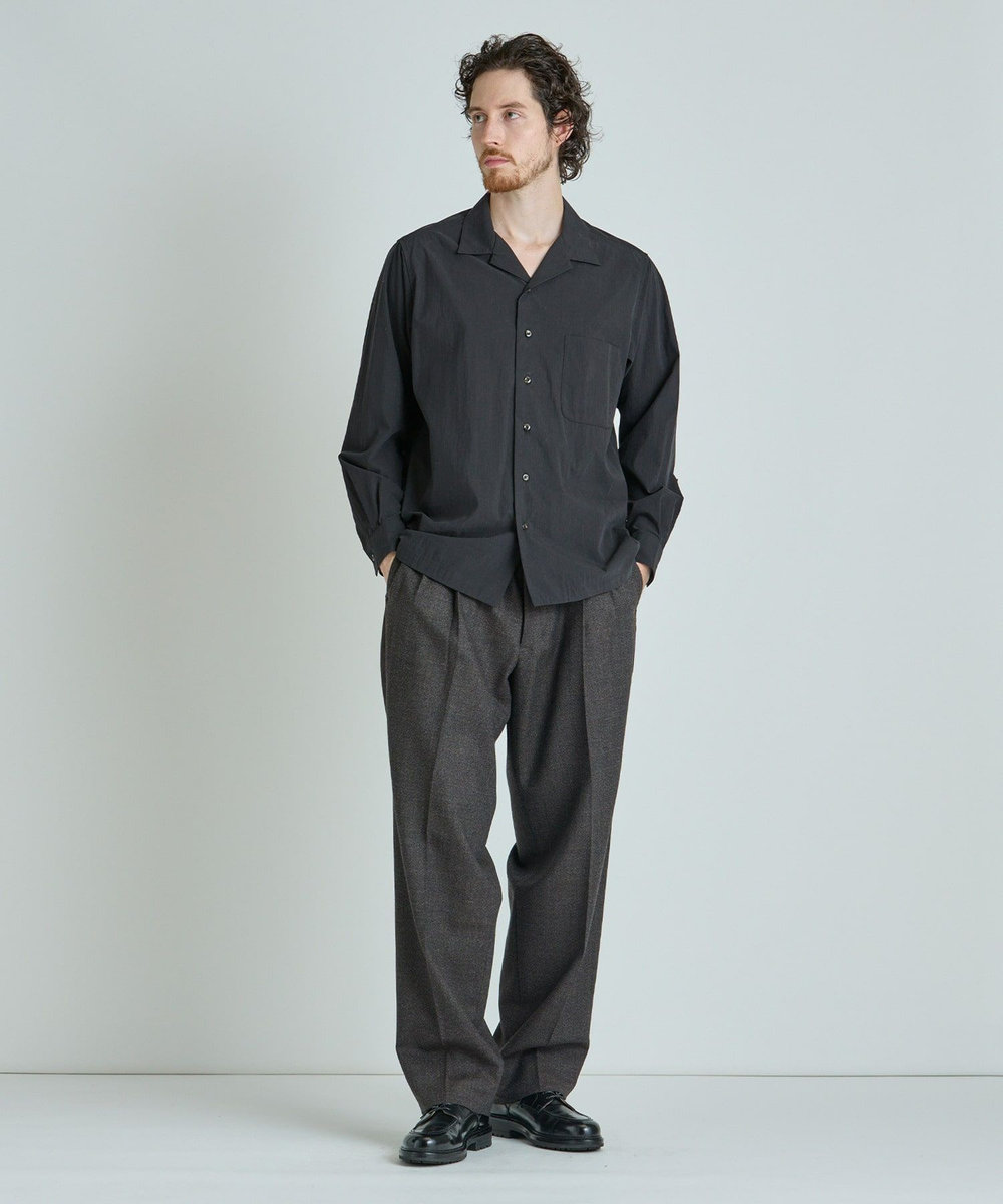 MEN'S BIGI Uチップレザーシューズ ブラック