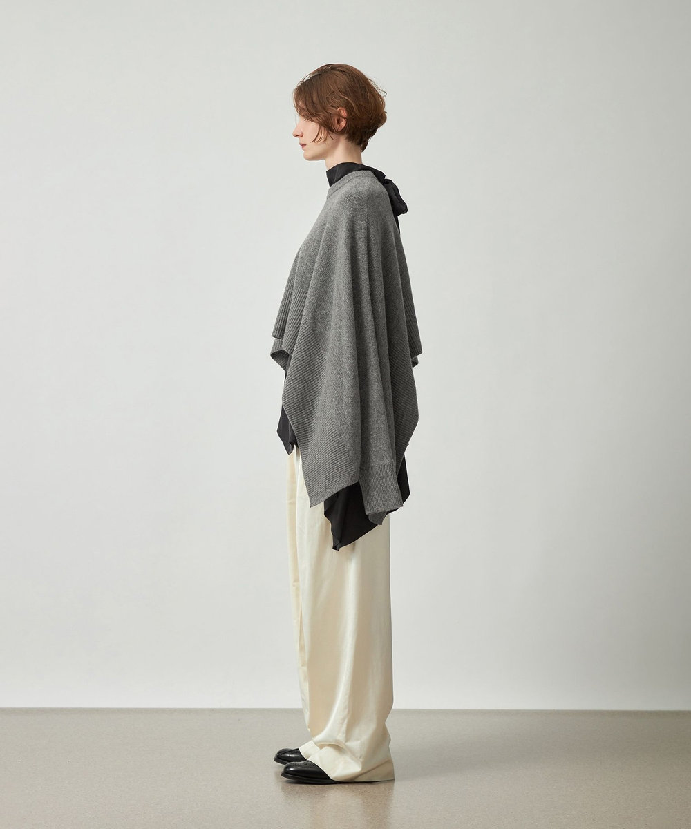 DÉPAREILLÉ HIGH GAUGE PONCHO / ハイゲージポンチョ グレー