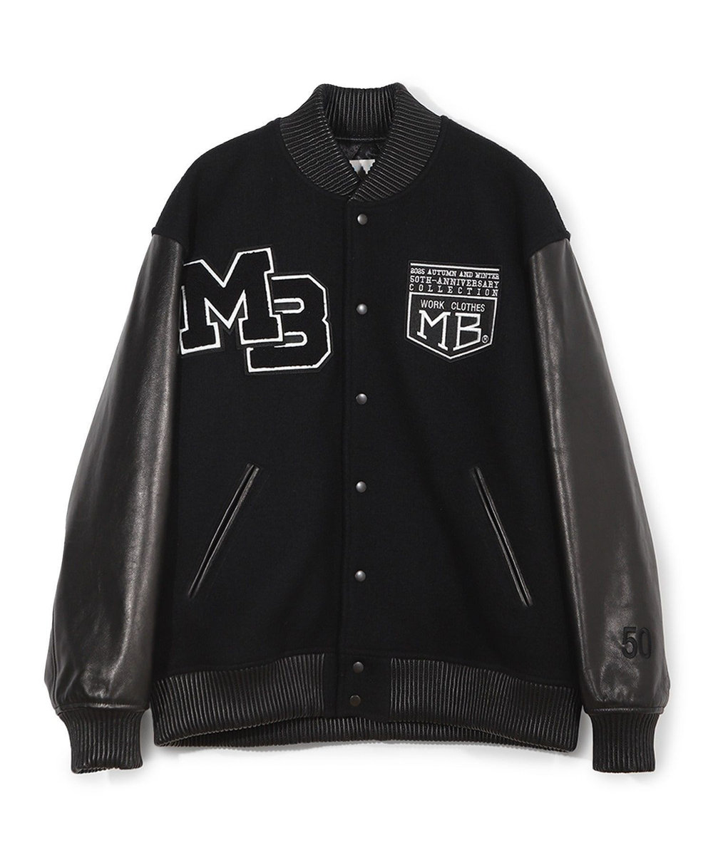 MEN'S BIGI 【50th Anniv . 菊池武夫】WOOLMELTON STADIUM JAMPER ブラック