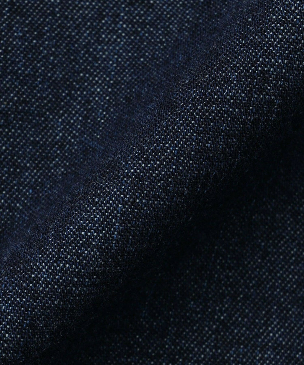 feerique Lサイズ（大きいサイズ） 【大きいサイズ】feerique　デニムシャツブルゾン ネイビー