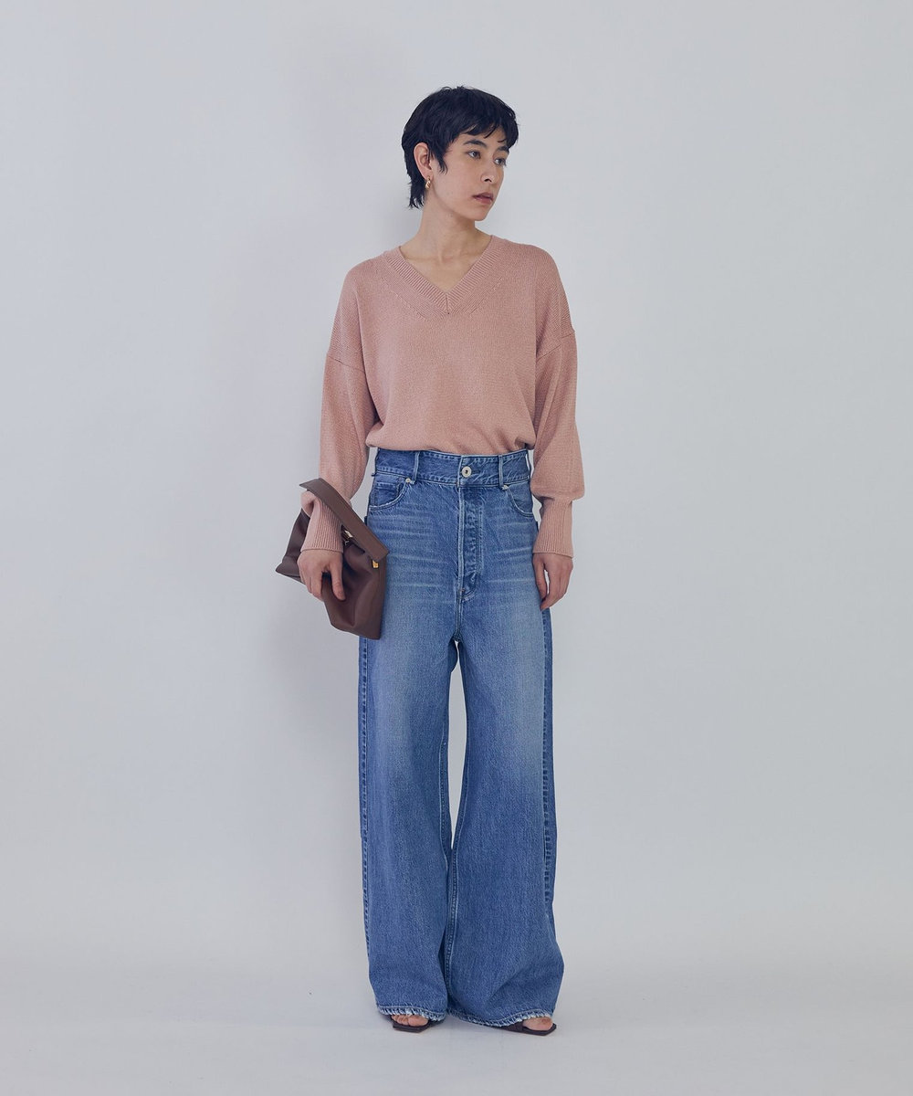 1er Arrondissement ＜upper hights / アッパーハイツ＞“THE LIAM BELT"デニムパンツ ブルー