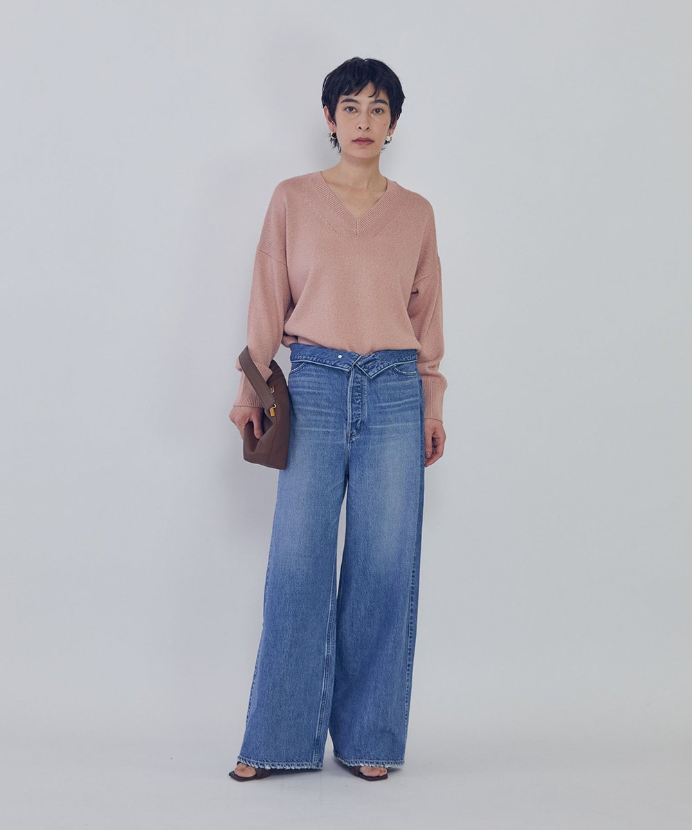 1er Arrondissement ＜upper hights / アッパーハイツ＞“THE LIAM BELT"デニムパンツ ブルー