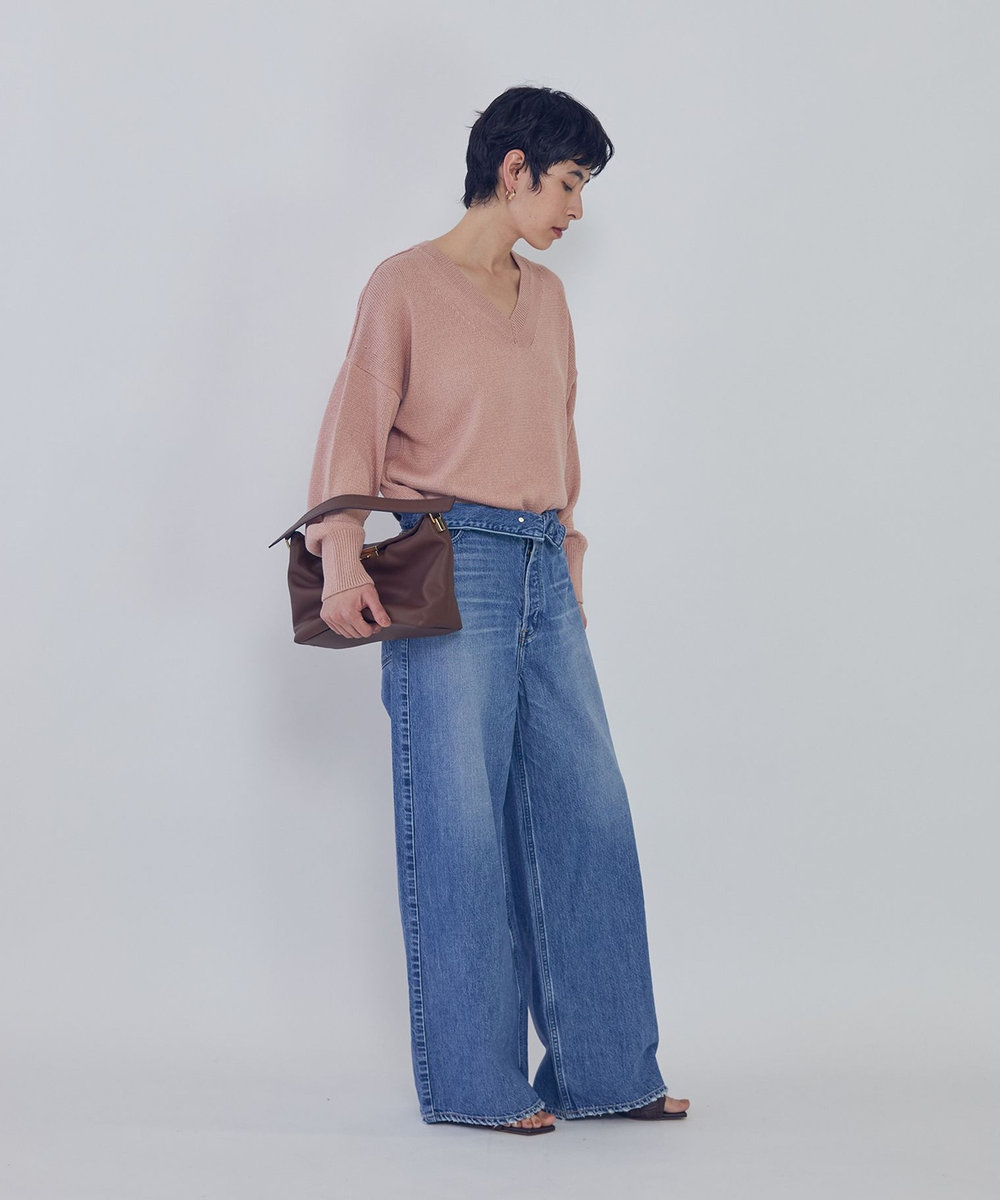 1er Arrondissement ＜upper hights / アッパーハイツ＞“THE LIAM BELT"デニムパンツ ブルー