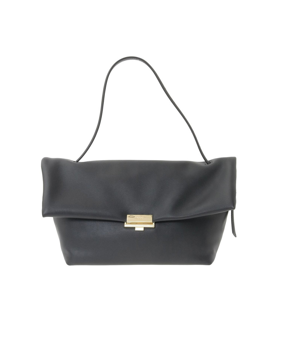 1er Arrondissement ＜PUNTI（プンティ）＞“GRAFT-FLAP"ショルダーバッグ ブラック