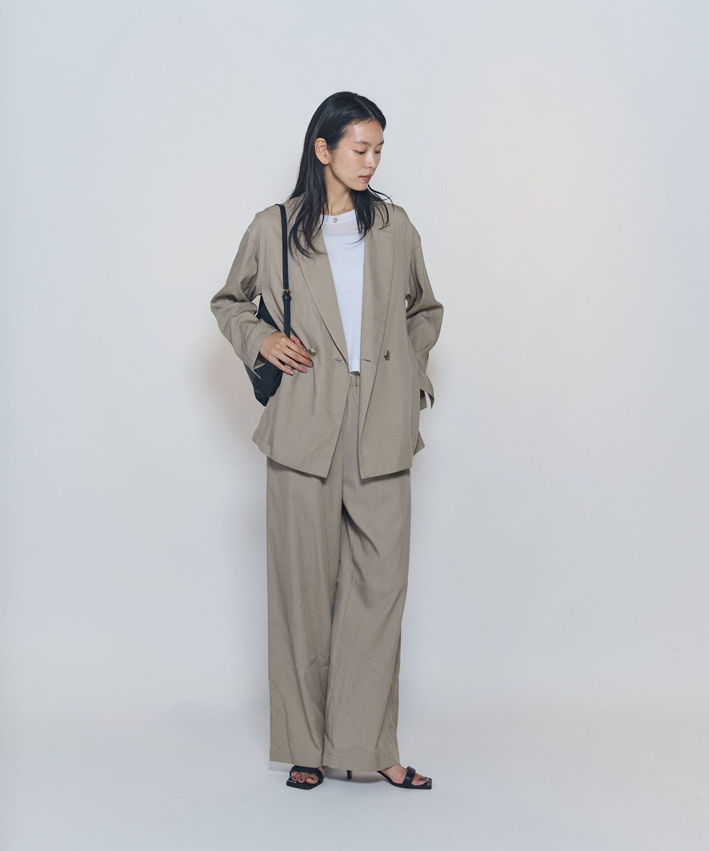 1er Arrondissement テンセルライトジャケット ベージュ