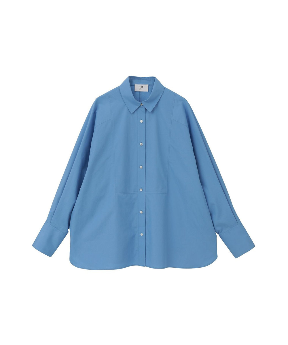 1er Arrondissement ブザムシャツ サックスブルー