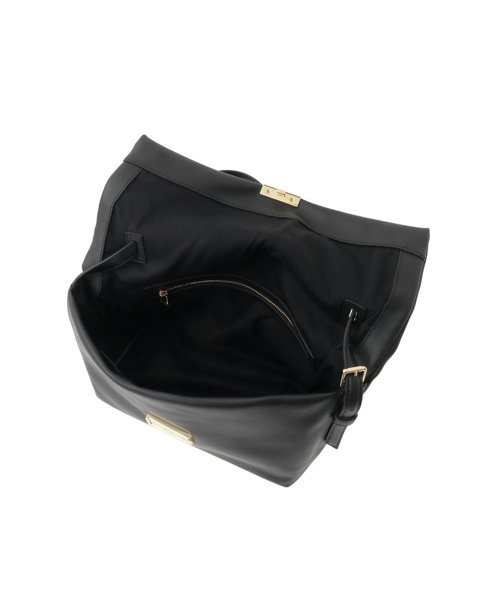 1er Arrondissement ＜PUNTI（プンティ）＞“GRAFT-FLAP"ショルダーバッグ ブラック