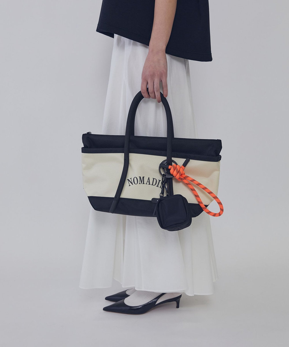 1er Arrondissement ＜NOMADIS (ノマディス)＞ 別注“CITYTREK＆KNOT/P"トートバッグ（ポーチ付き） オフホワイト