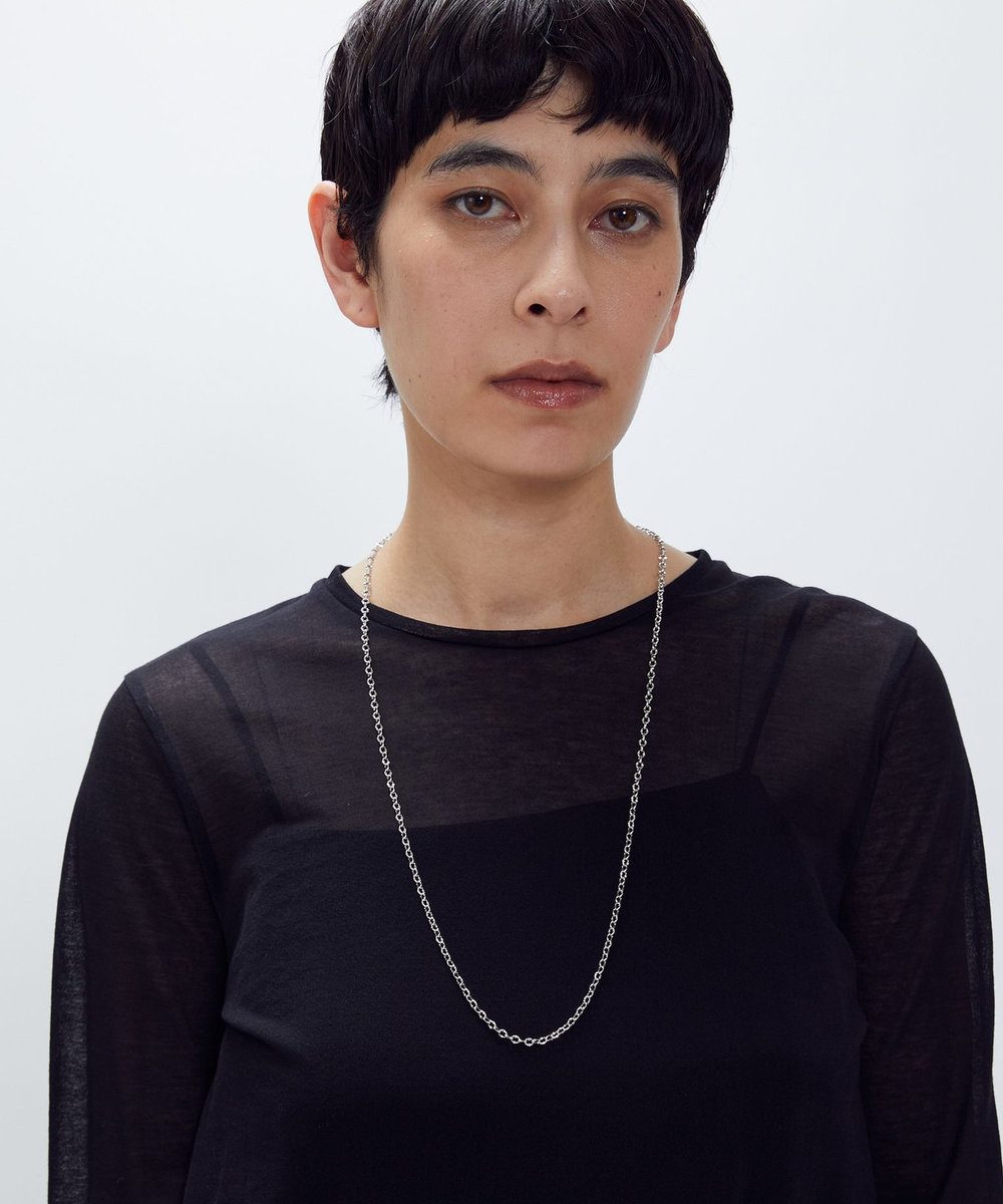1er Arrondissement ＜PHILIPPE AUDIBERT (フィリップオーディベール)＞"Lynn" ロングネックレス（シルバー） シルバー