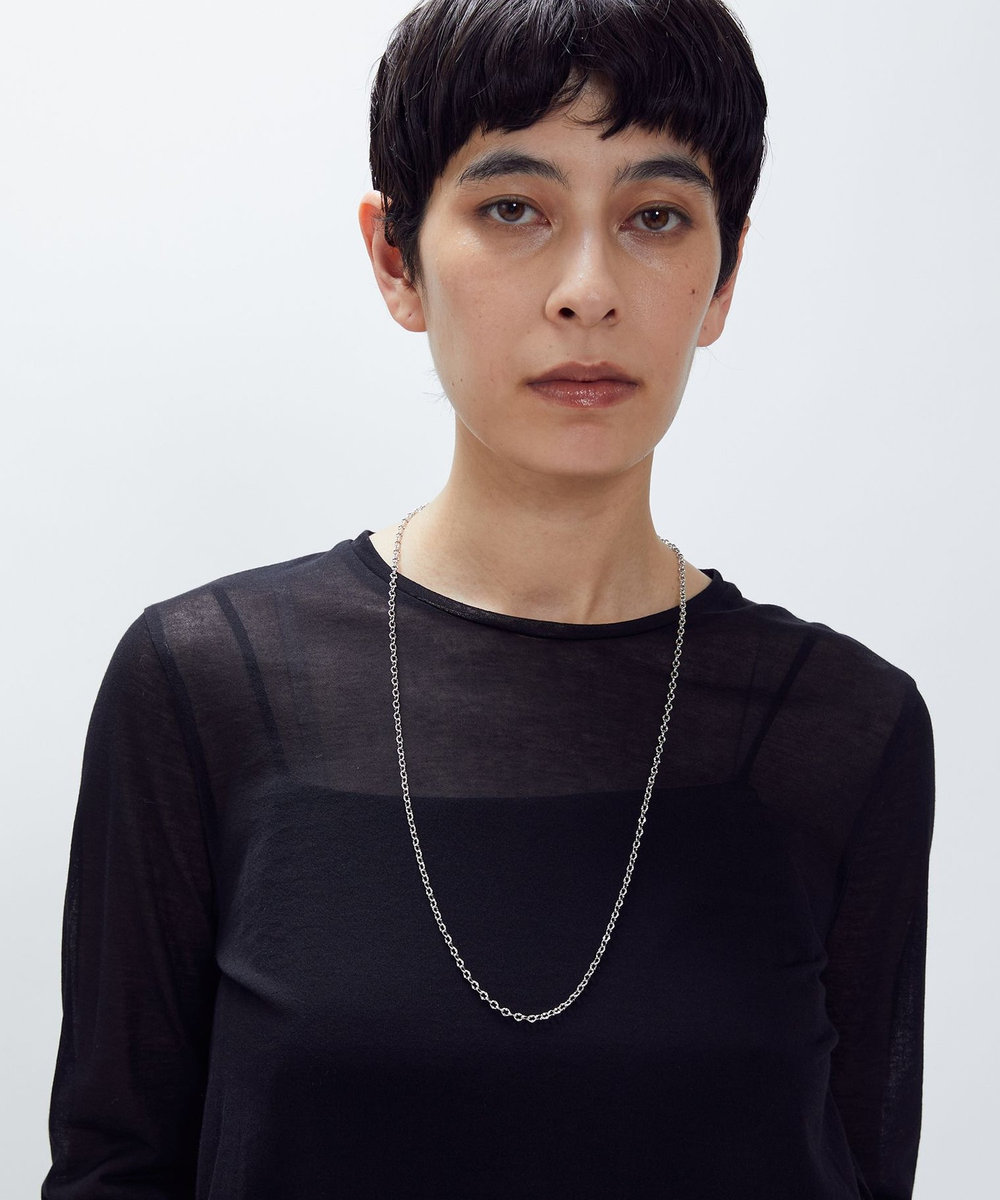 1er Arrondissement ＜PHILIPPE AUDIBERT (フィリップオーディベール)＞"Lynn" ロングネックレス（シルバー） シルバー