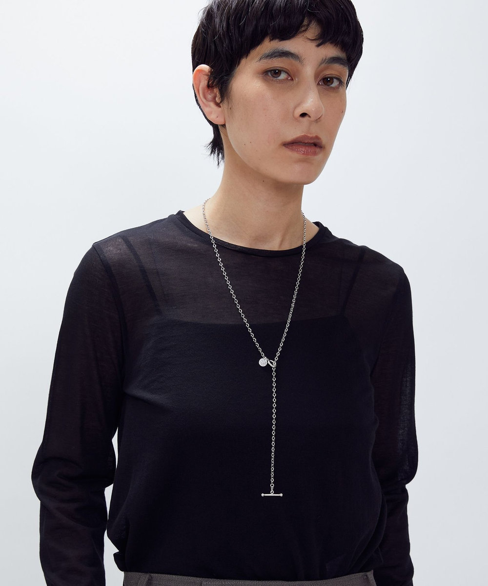 1er Arrondissement ＜PHILIPPE AUDIBERT (フィリップオーディベール)＞"Lynn" ロングネックレス（シルバー） シルバー