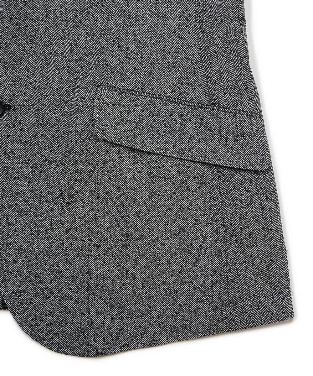 MEN'S BIGI 【ACTIVE TAILOR】Dot Air ヘリンボーン×千鳥格子/デニム柄 セットアップジャケット＜通気性/吸水速乾/ストレッチ＞ ブラック系その他
