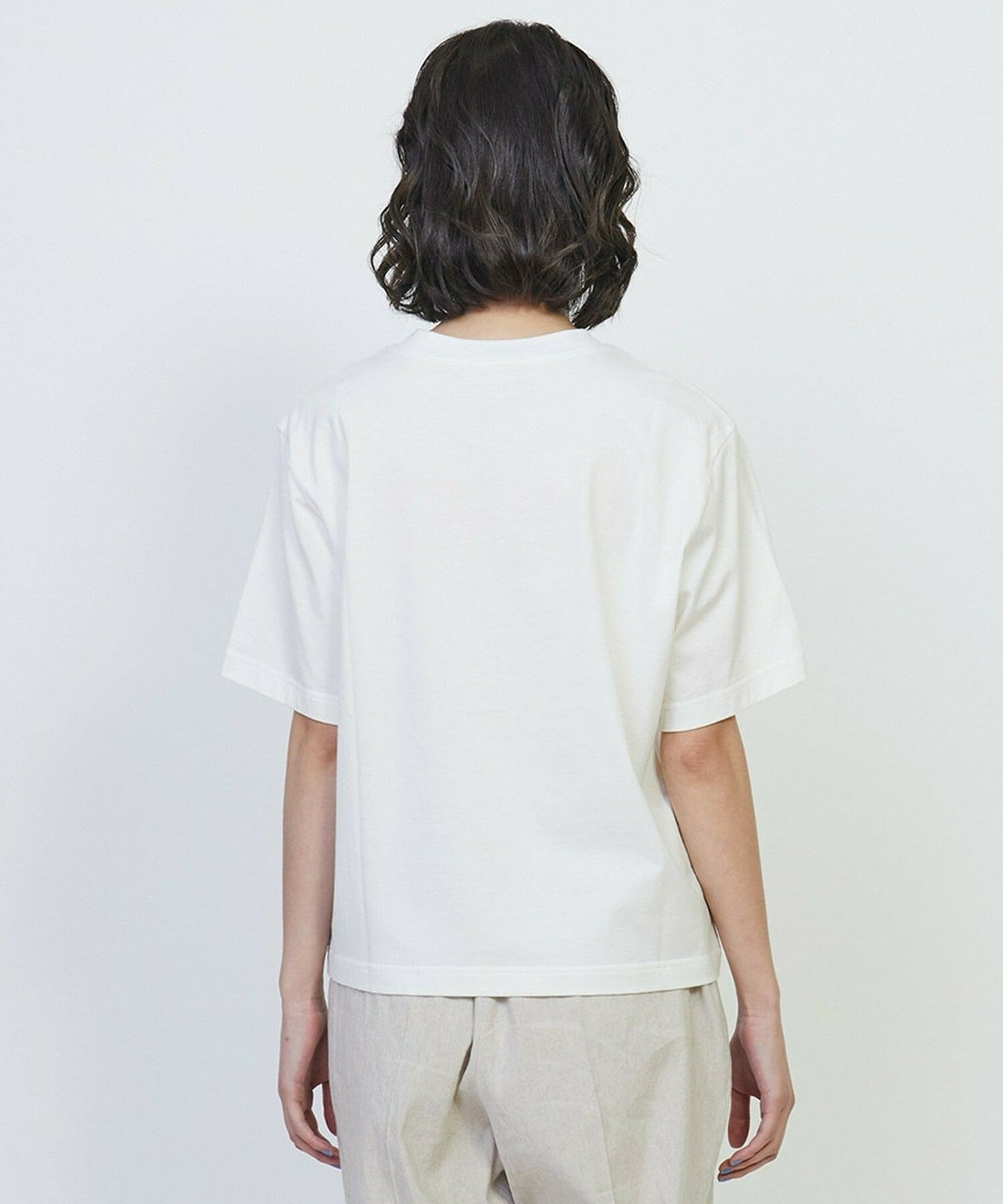L'EQUIPE Lサイズ（大きいサイズ） 【大きいサイズ】シアーロゴプリントTシャツ グレー