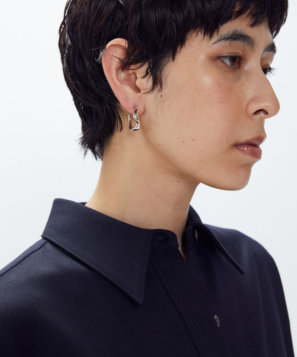 1er Arrondissement 【WEB限定】＜PHILIPPE AUDIBERT (フィリップオーディベール)＞"Elrose"ピアス（シルバー） シルバー