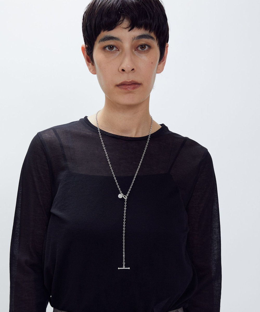 1er Arrondissement ＜PHILIPPE AUDIBERT (フィリップオーディベール)＞"Lynn" ロングネックレス（シルバー） シルバー