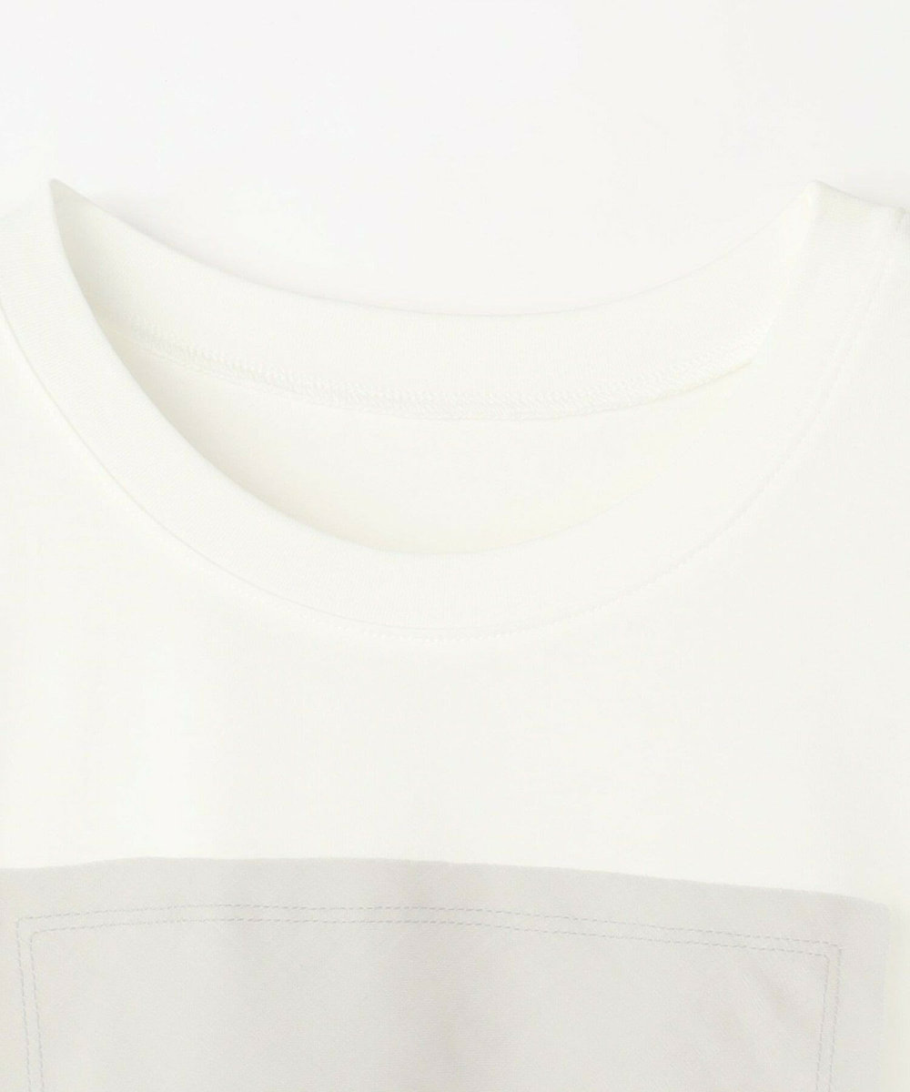L'EQUIPE Lサイズ（大きいサイズ） 【大きいサイズ】シアーロゴプリントTシャツ グレー