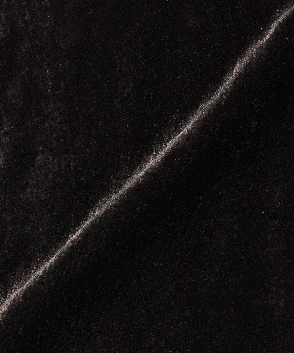 1er Arrondissement ＜COUTURE D'ADAM/クチュール ド アダム＞ベロアシャツ ブラック
