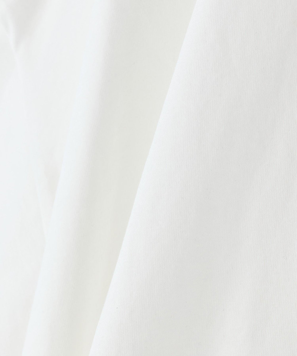 NOWADAYS ドライタッチコットンロゴTシャツ ホワイト