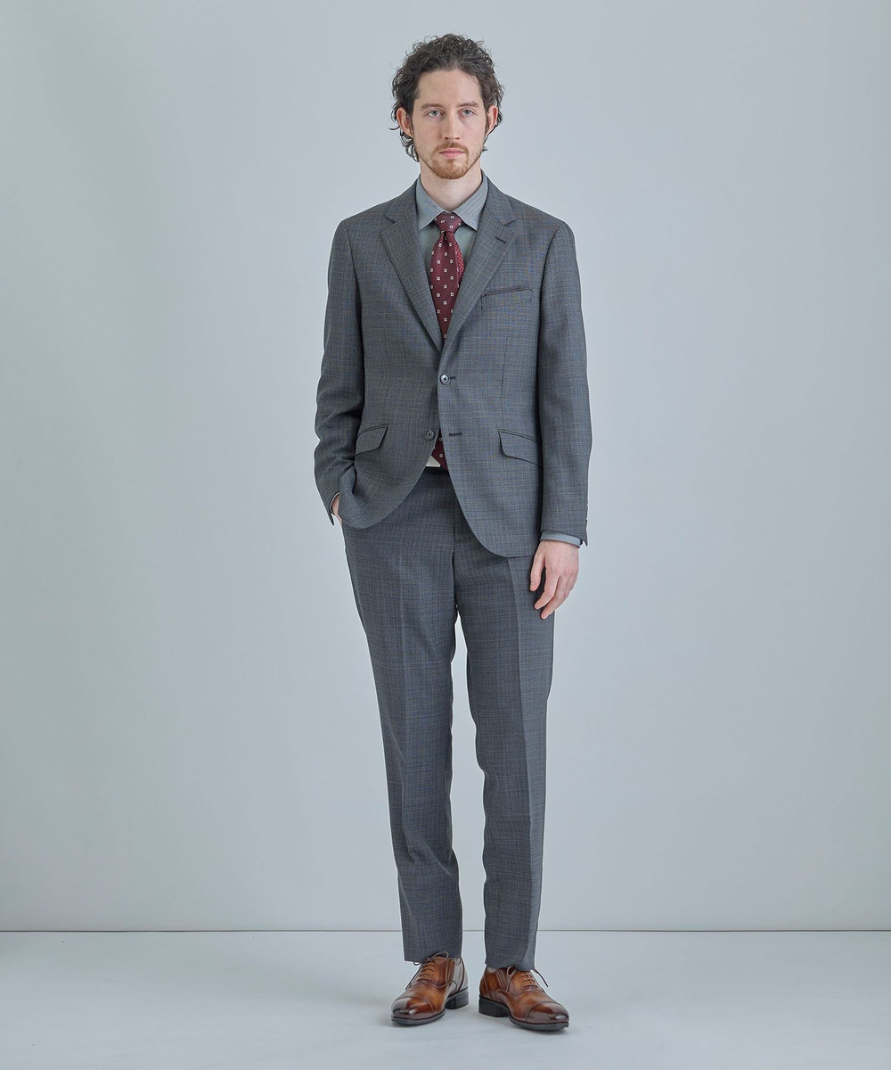 MEN'S BIGI J-CAMICIE ハイゲージジャージドレスシャツ（Albini×RENU）＜ストレッチ＞ ブラック系その他