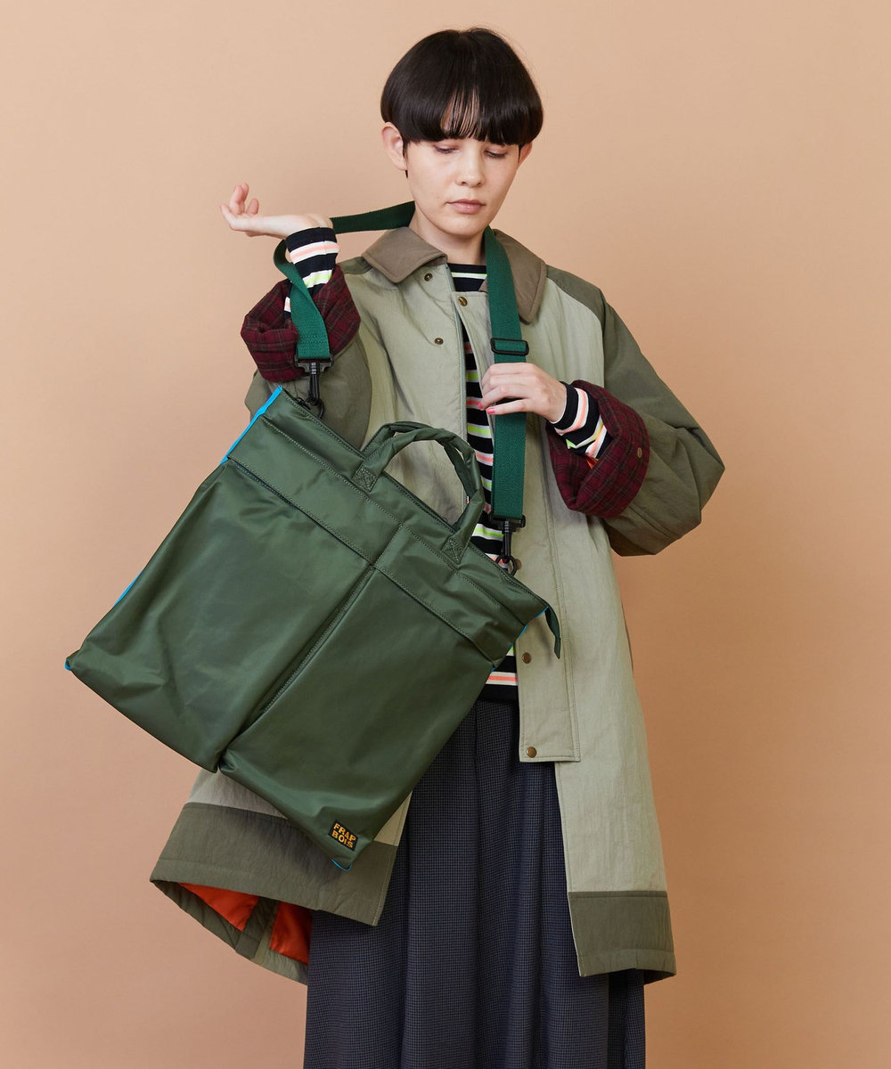 FRAPBOIS ヘルメットBAG カーキ