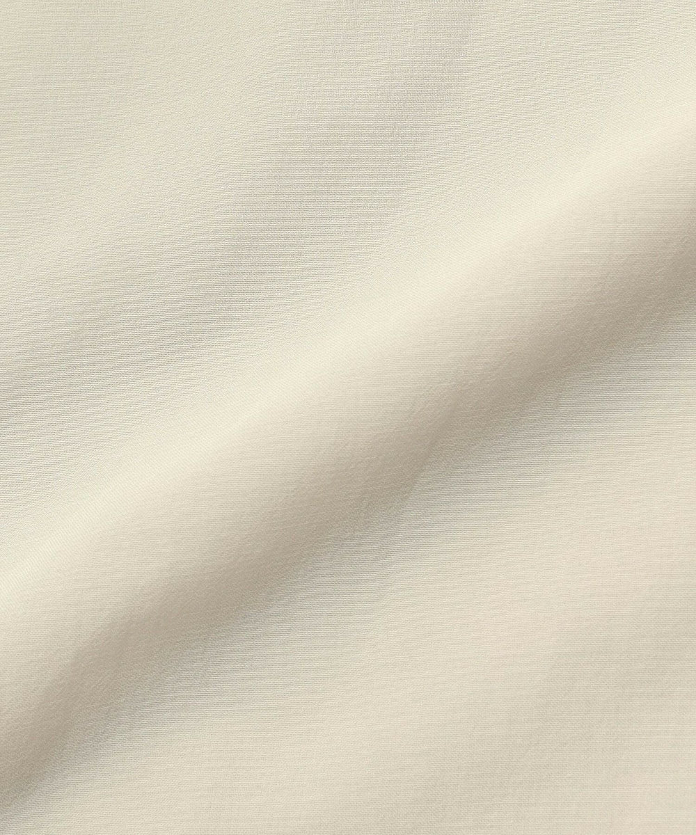 feerique Lサイズ（大きいサイズ） 【大きいサイズ】feerique コットンポリシフォンAラインシルエットブラウス グレイッシュベージュ