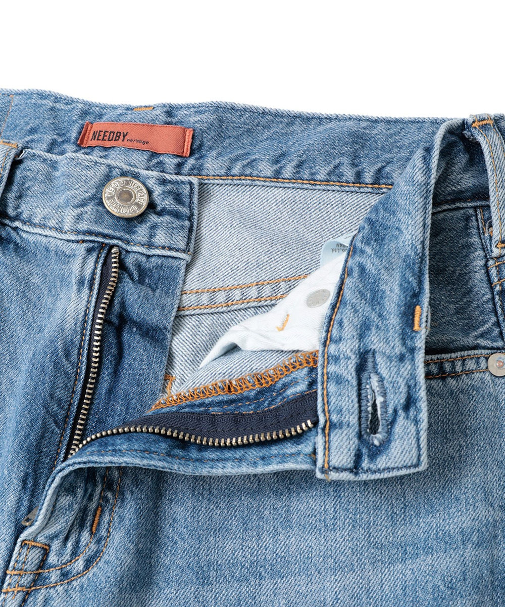 1er Arrondissement ＜NEEDBY heritage/ニードバイ ヘリテージ＞"MILEY"デニムパンツ ブルー