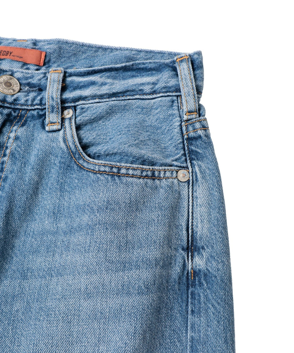 1er Arrondissement ＜NEEDBY heritage/ニードバイ ヘリテージ＞"MILEY"デニムパンツ ブルー