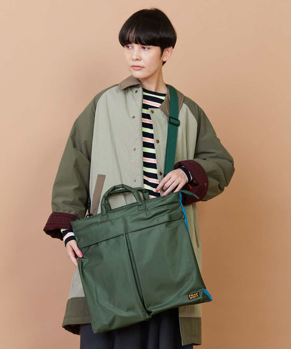 FRAPBOIS ヘルメットBAG カーキ