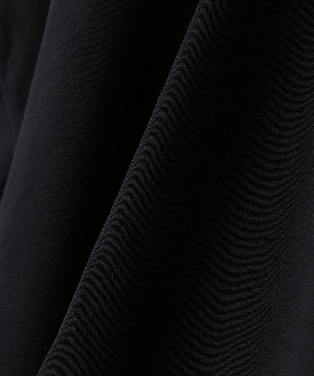 NOWADAYS ドライタッチコットンロゴTシャツ ブラック