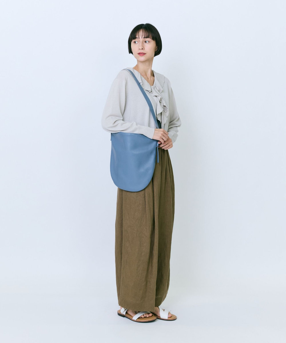 LOISIR 【Bucket Baggage】【別注カラー】＜Orange Piece Shoulder ＞ショルダーバッグ LL ブルー