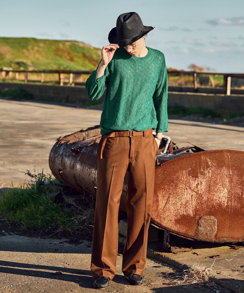 MEN'S BIGI 【Dickies（R）/ディッキーズ（R）】別注 SMART MERINO 875 ワークパンツ ブラウン