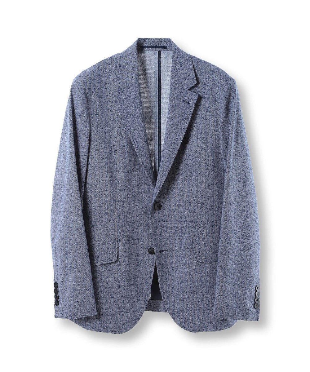 MEN'S BIGI ドットエアーメッシュプリントジャケット＜吸水速乾＞ ブルー