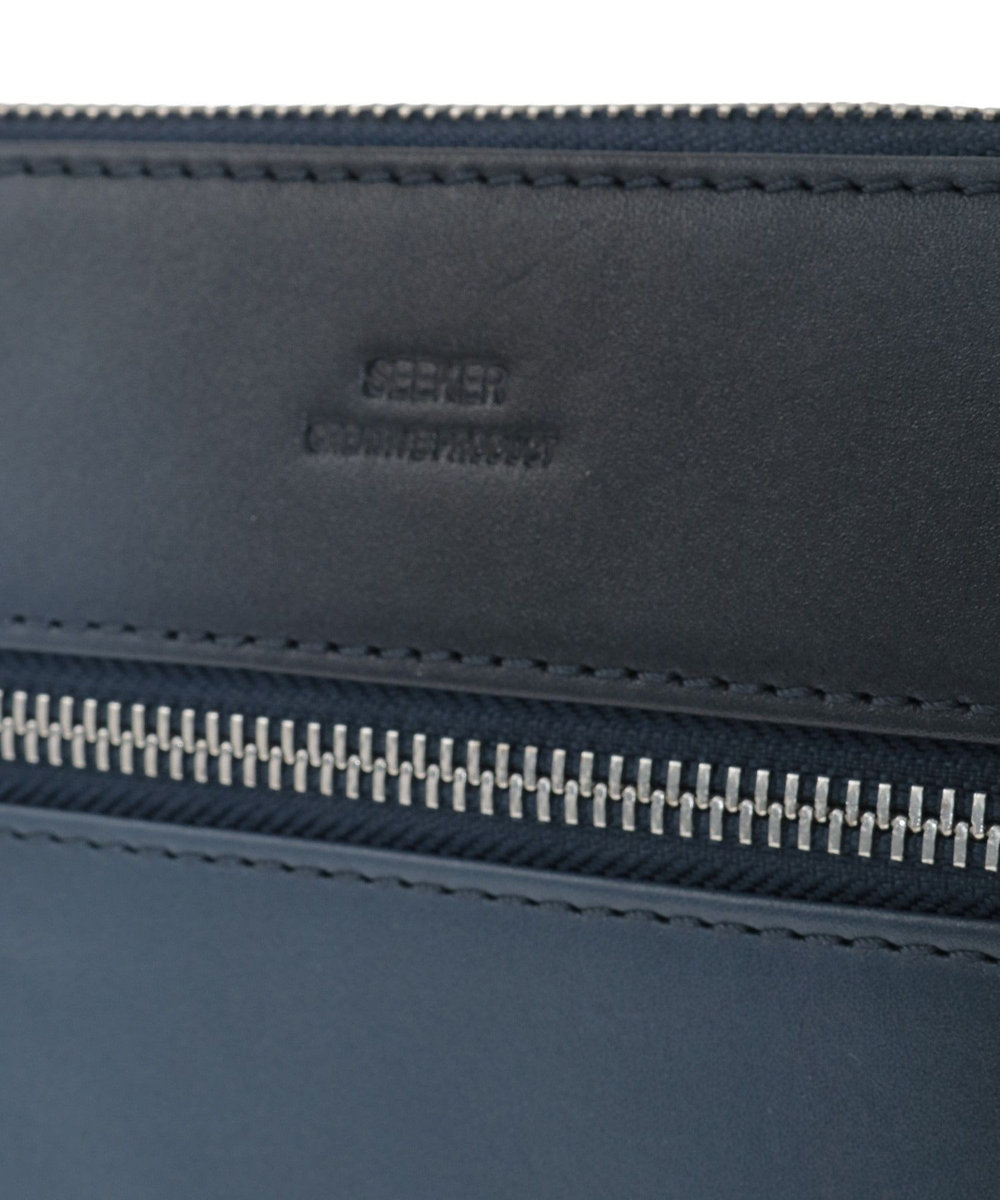 MEN'S BIGI 【SEEKER/シーカー】別注2wayクラッチ&ショルダーバッグ ネイビー