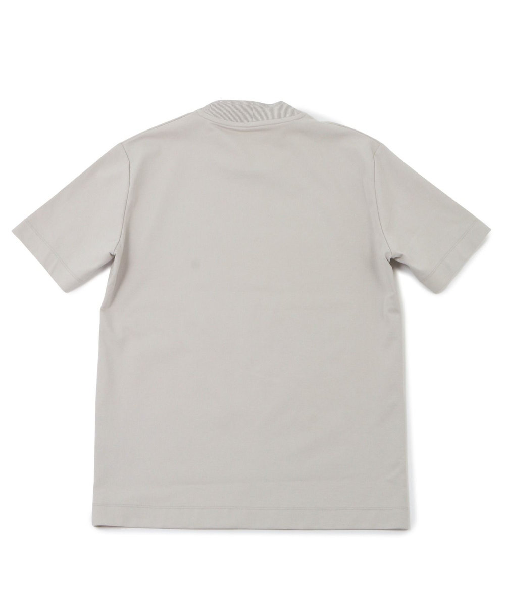 MEN'S BIGI 【ACTIVE TAILOR】シルケットスムースクルーネックTシャツ グレー