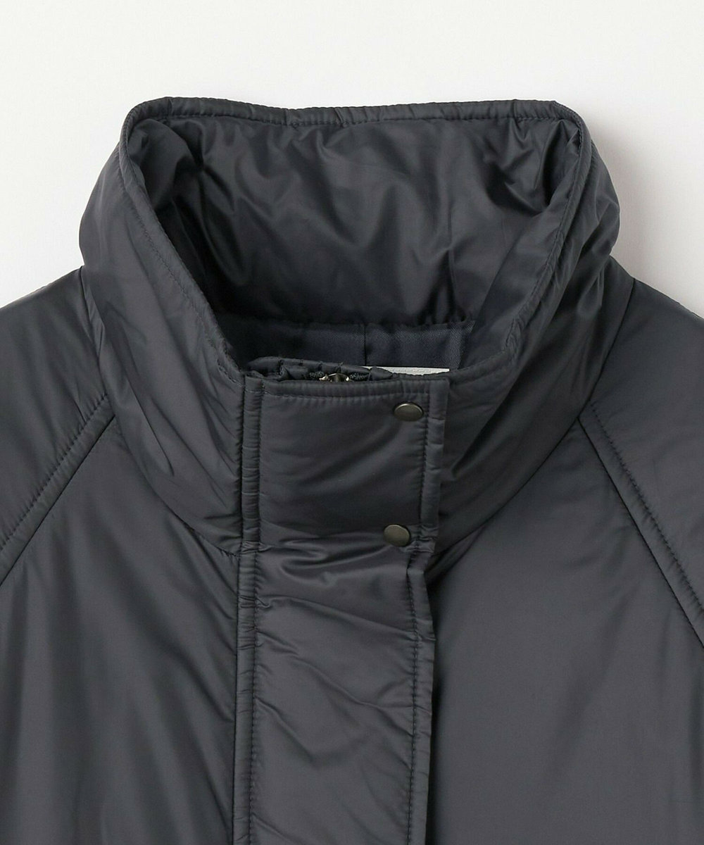 feerique feerique シルキータフタパディングコクーンコート ブラック