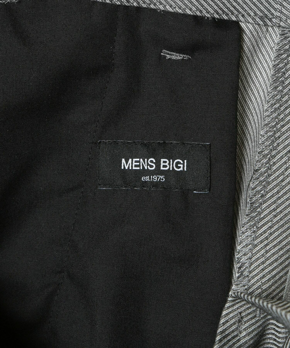 MEN'S BIGI ハイパワーストレッチ ツイルパンツ＜2wayストレッチ＞ ライトグレー