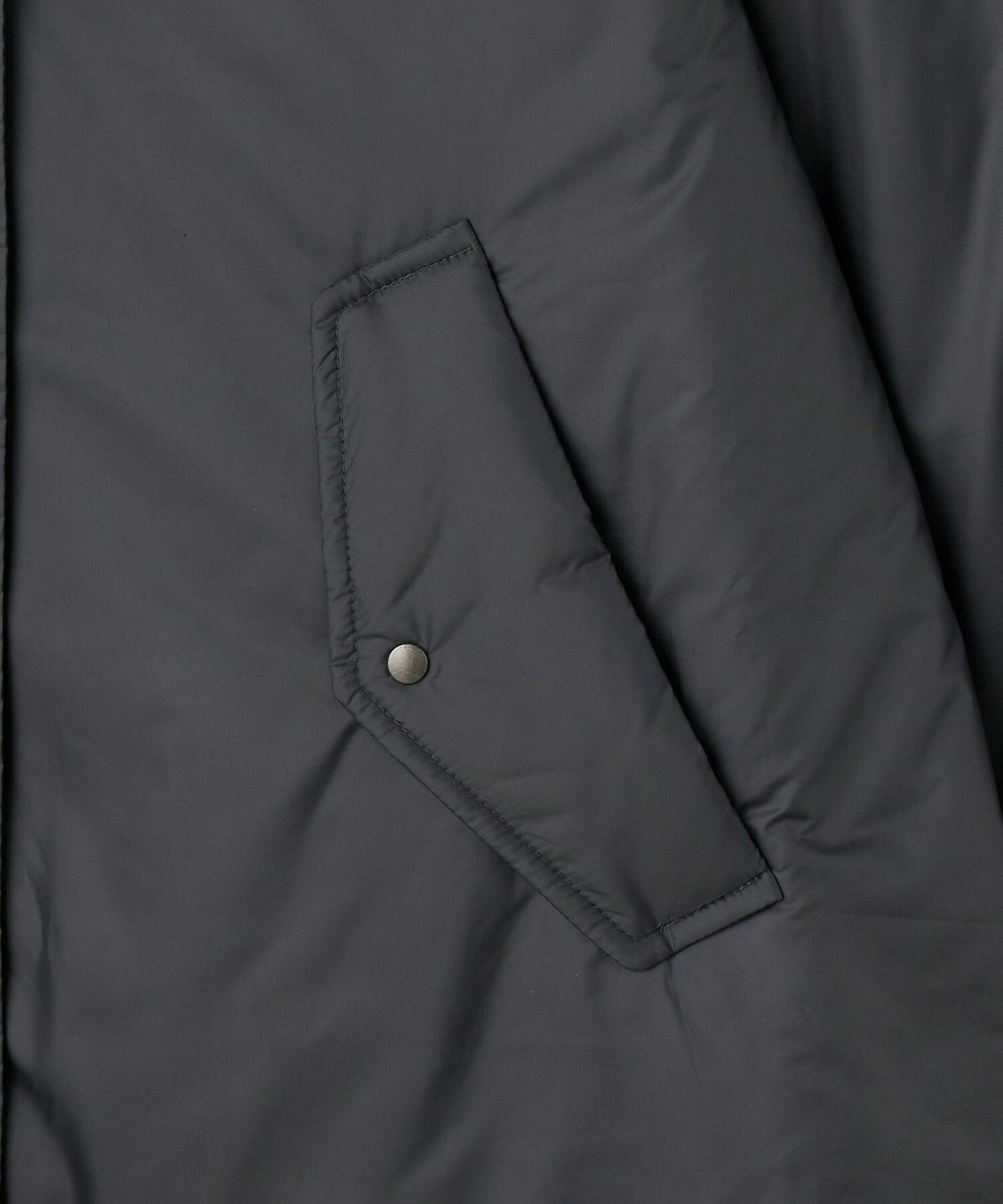 feerique feerique シルキータフタパディングコクーンコート ブラック