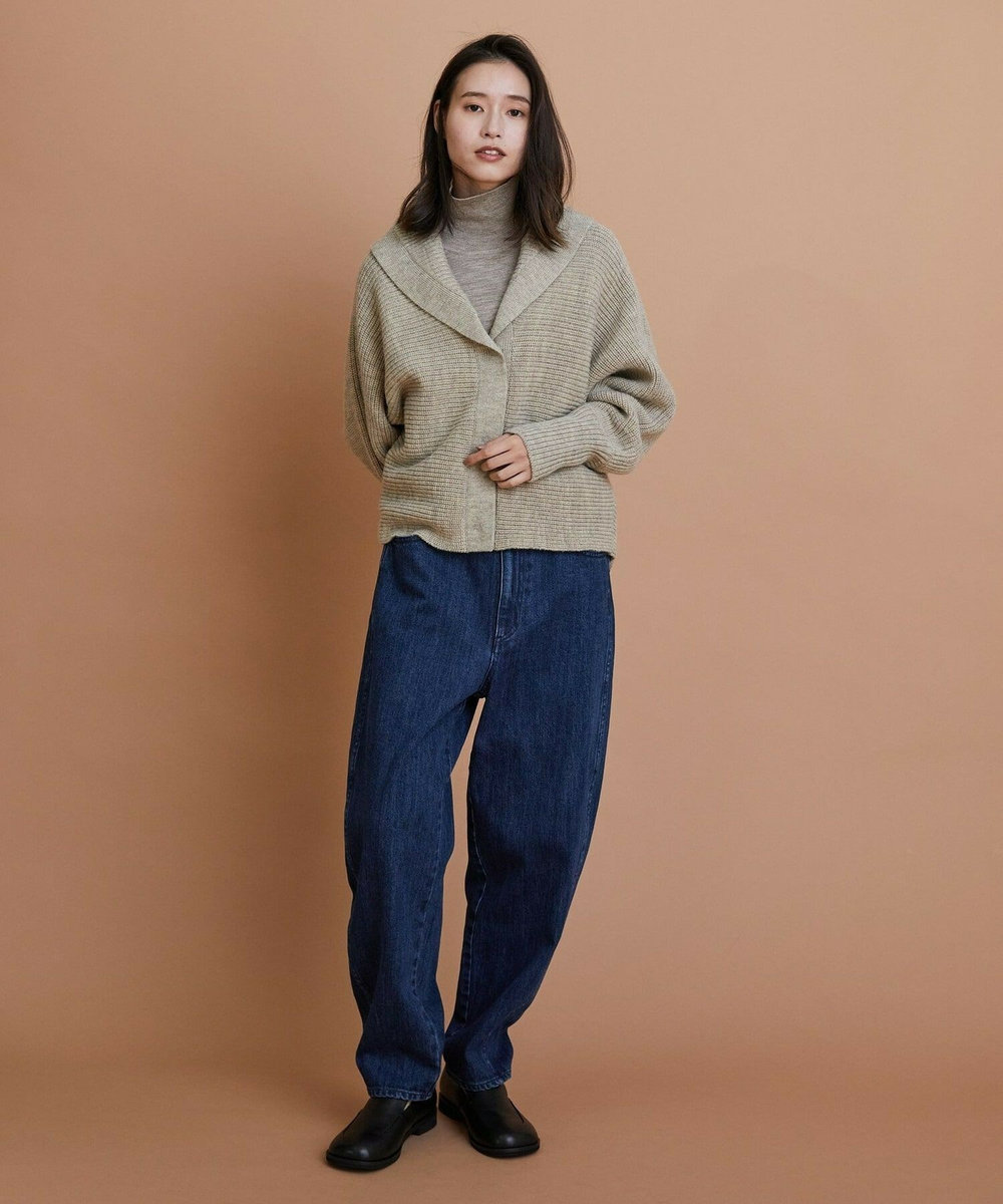 L'EQUIPE GREEN リサイクルコットンデニムパンツ インディゴブルー