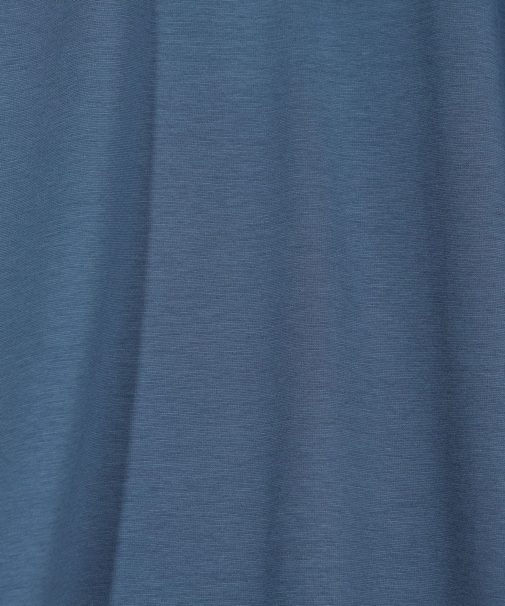 MEN'S BIGI 【ACTIVE TAILOR/アクティブテイラー】シルケットスムースクルーネック長袖Tシャツ ブルー