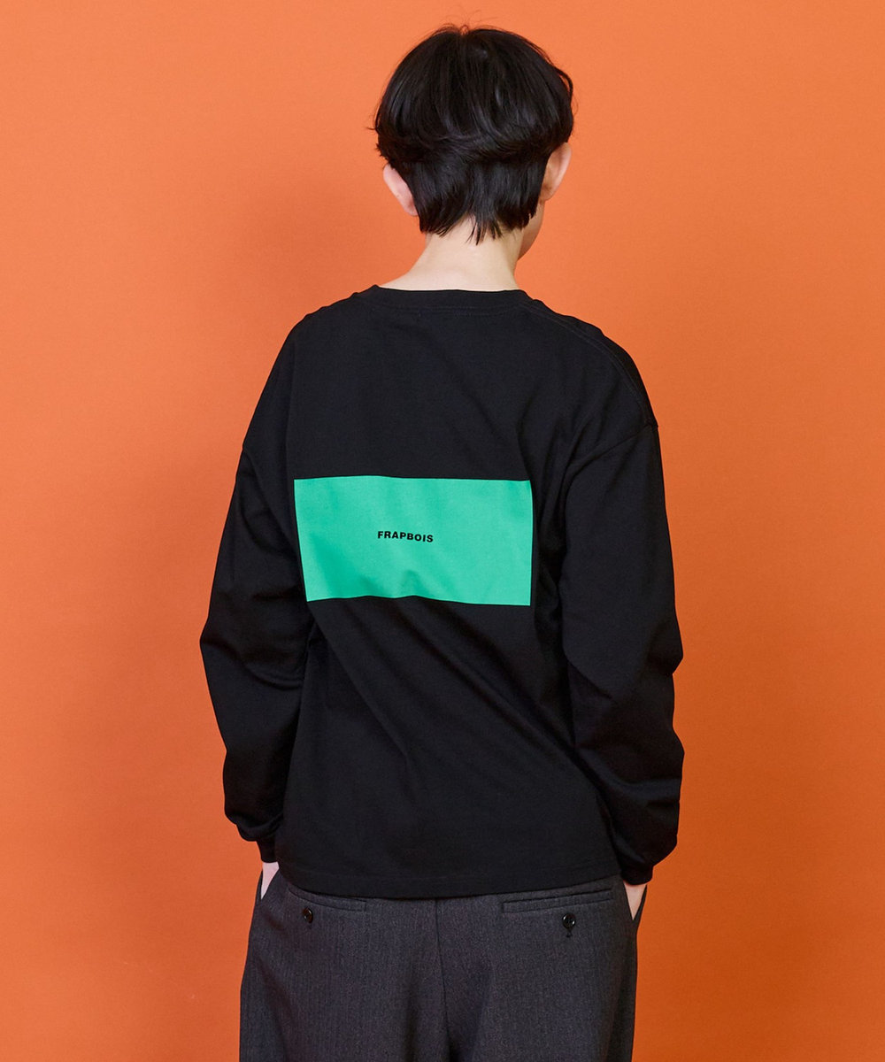 FRAPBOIS エトリーブTシャツ ブラック