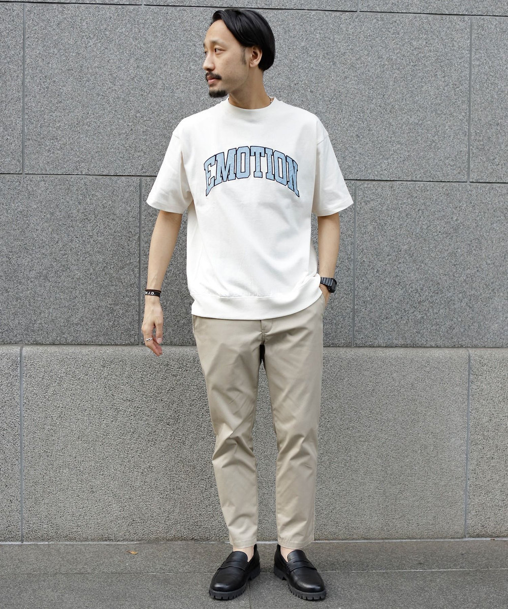 UNION STATION ヘビーウェイトカレッジTシャツ ホワイト