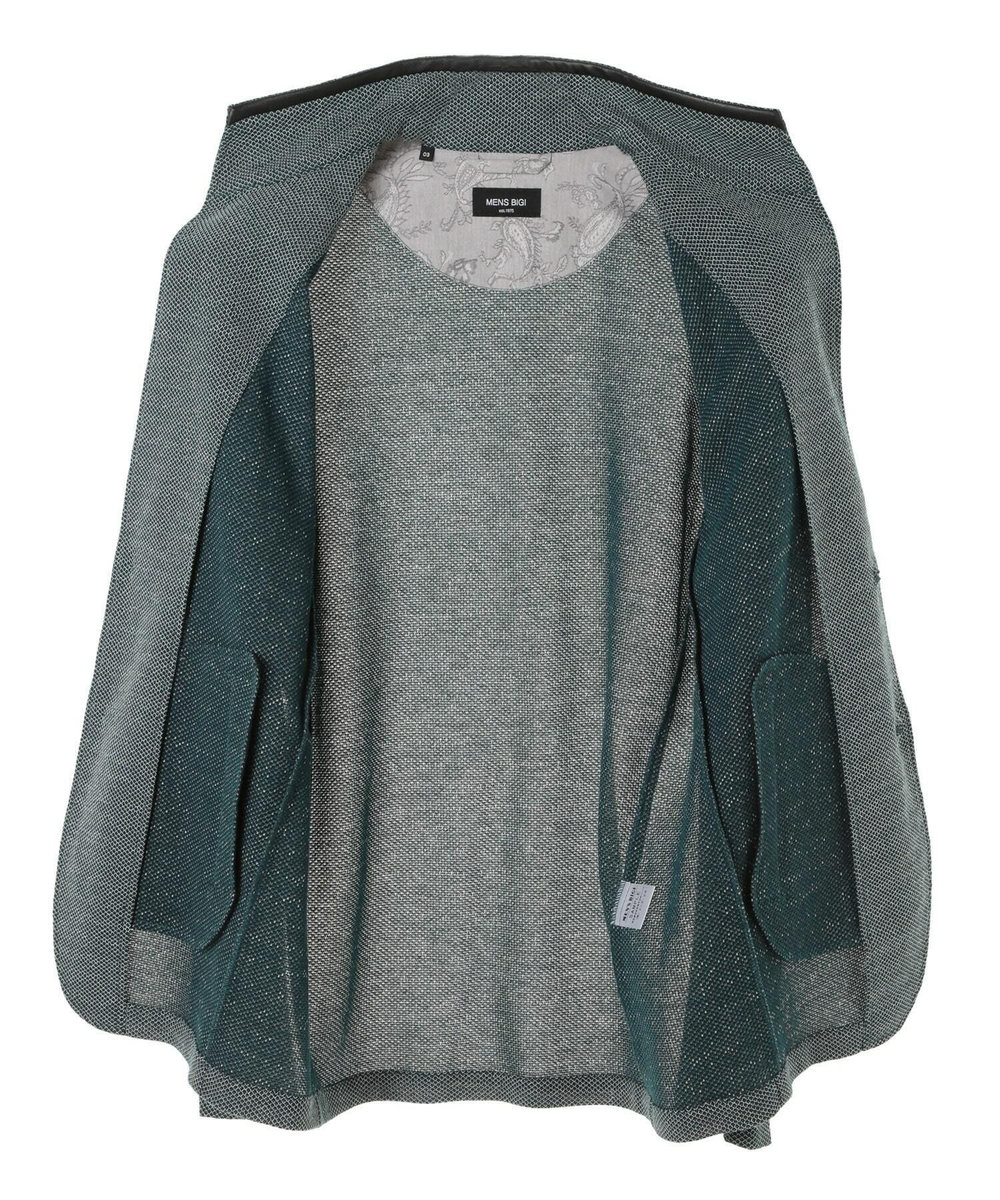 MEN'S BIGI ハニカムメッシュカットジャケット グリーン系その他