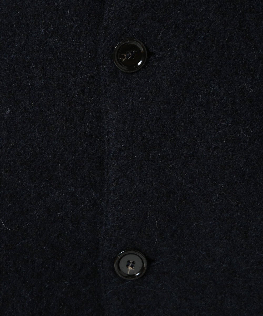 MEN'S BIGI 【LARDINI/ラルディーニ】アルパカウールヘリンボーンジャージジャケット ネイビー